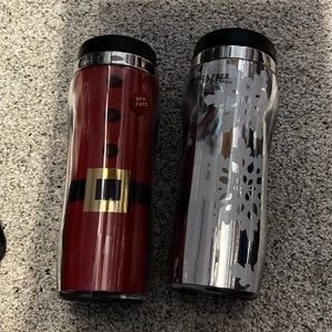 2 NWT Christmas tumblers. BPA free. Top rack dishwasher safe